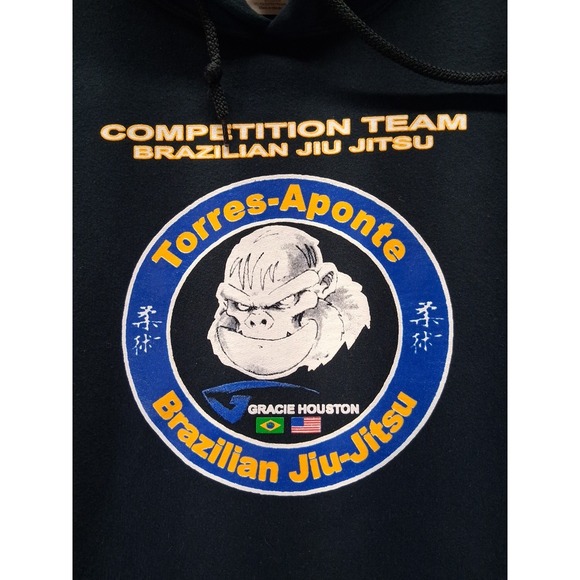 Gilman Competition Team Brazillian Jiu Jitsu Black Hoodie Men Size L - Picture 6 of 8